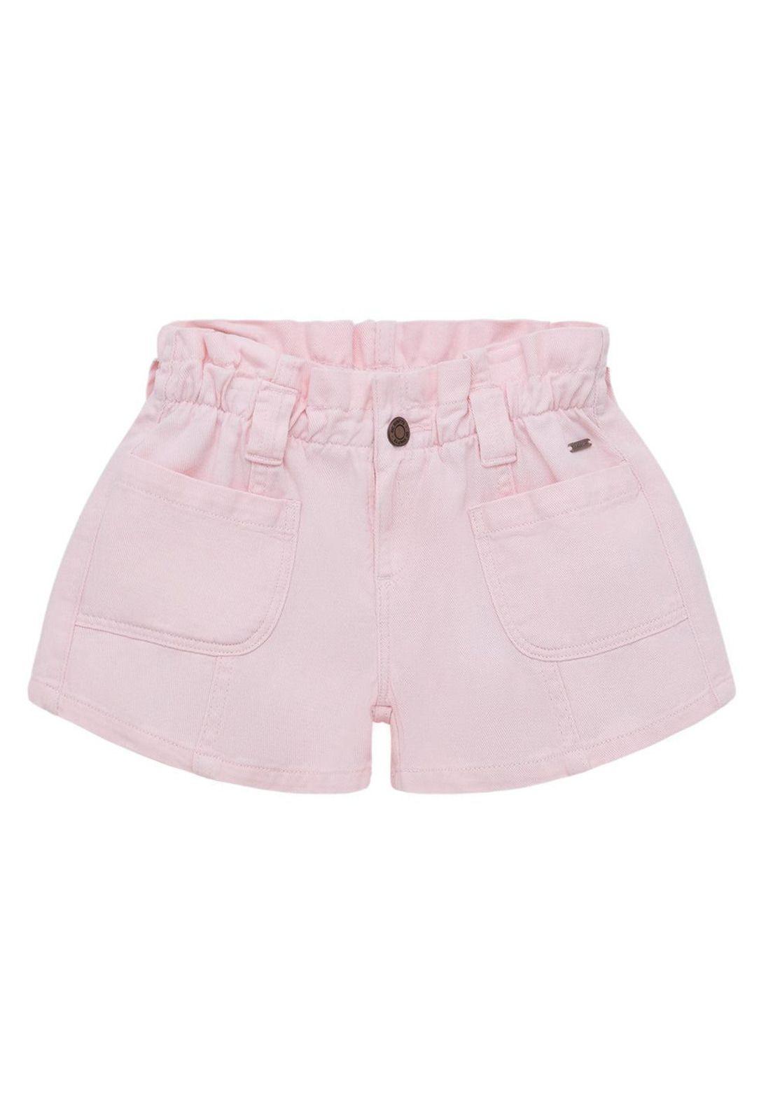 Short con pañoleta para bebé niña-5