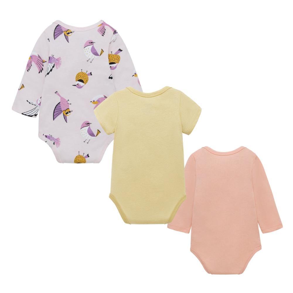 Set x3 piluchos bodys para recién nacida niña-1