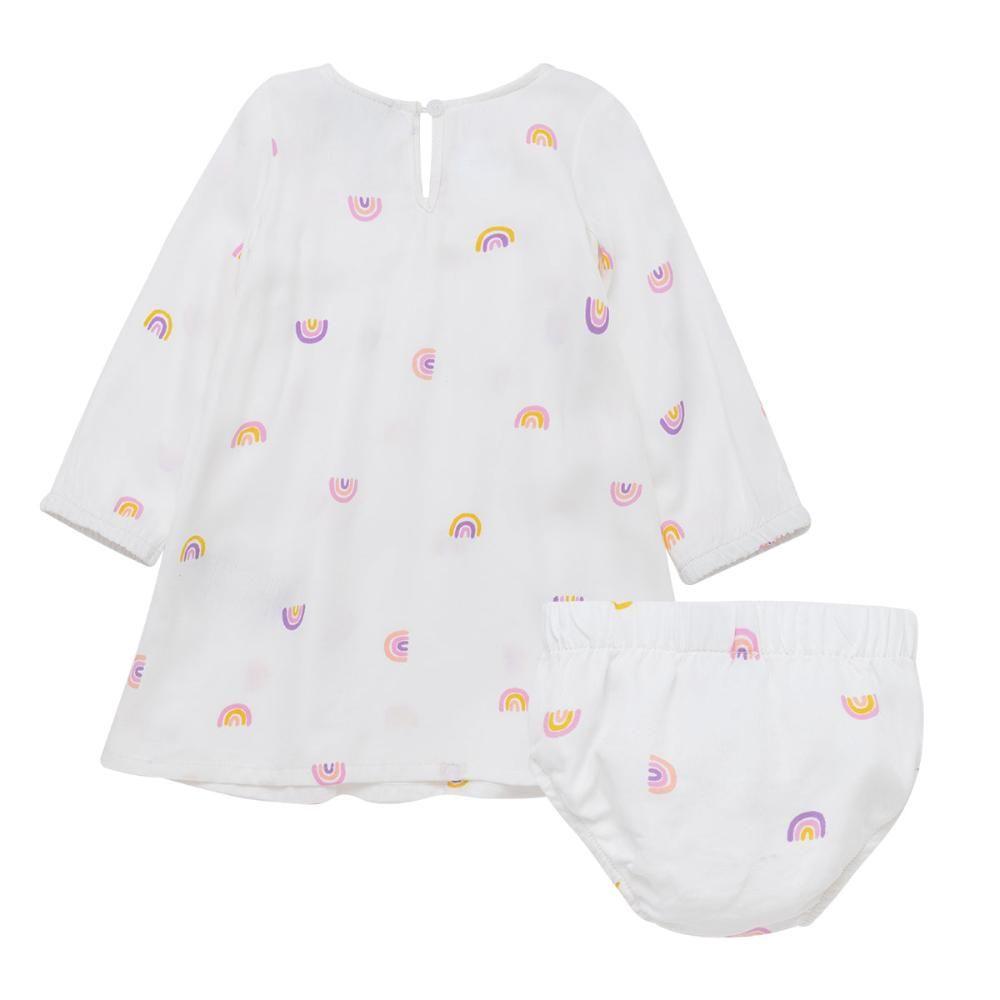 Conjunto de Vestido y Calzón para recién nacida niña-1