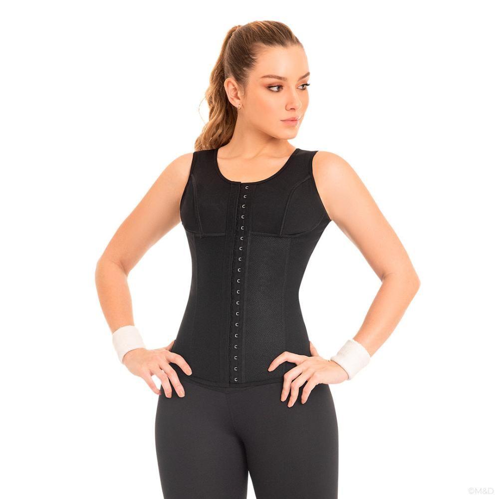 Faja Deportiva y Blusa en Látex o Waist Trainer FL-0550 MyD-0