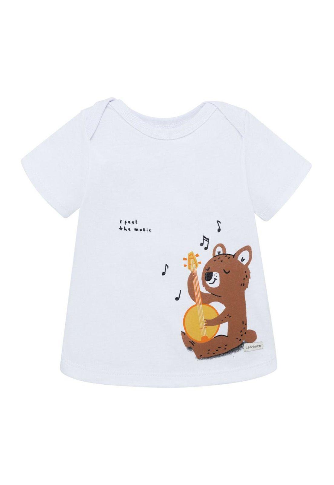 Conjunto Offcorss polera y bermuda para recién nacido niño-4