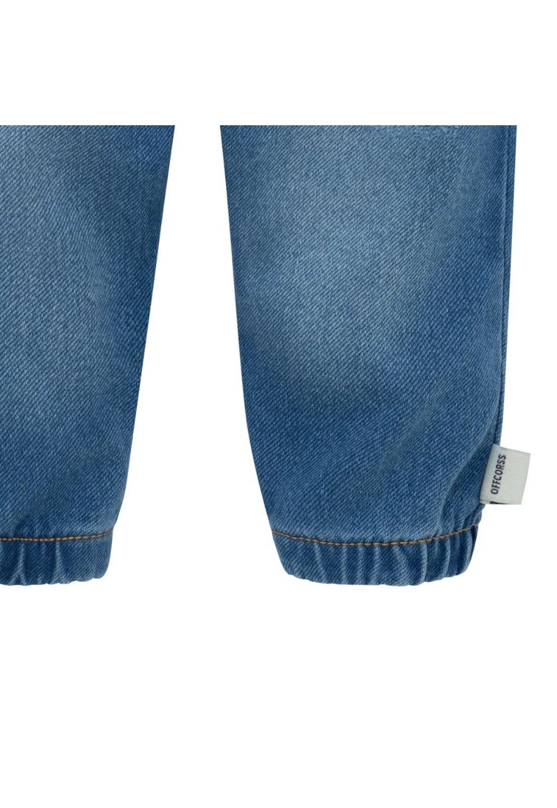 Pantalón en denim para recién nacida niña-3