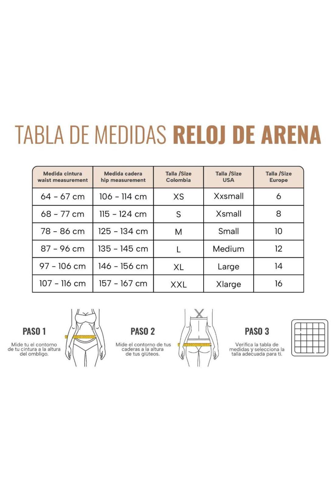 Faja Reloj De Arena 4 Hileras Broches Bretel Delgado PaoPink-3
