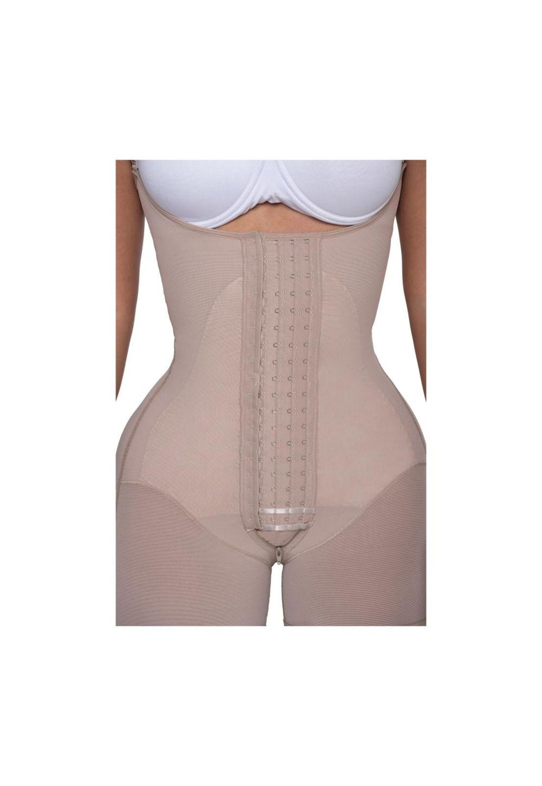 Faja Reloj De Arena 4 Hileras Broches Bretel Delgado PaoPink-4