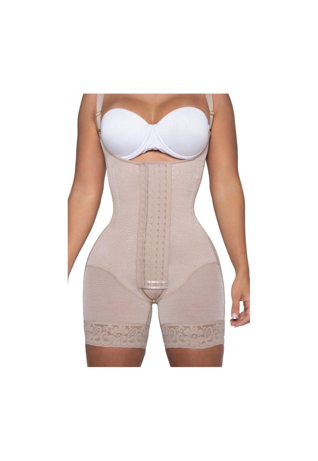 Faja Colombiana PaoPink Luxury 4 Hileras de Broches-2