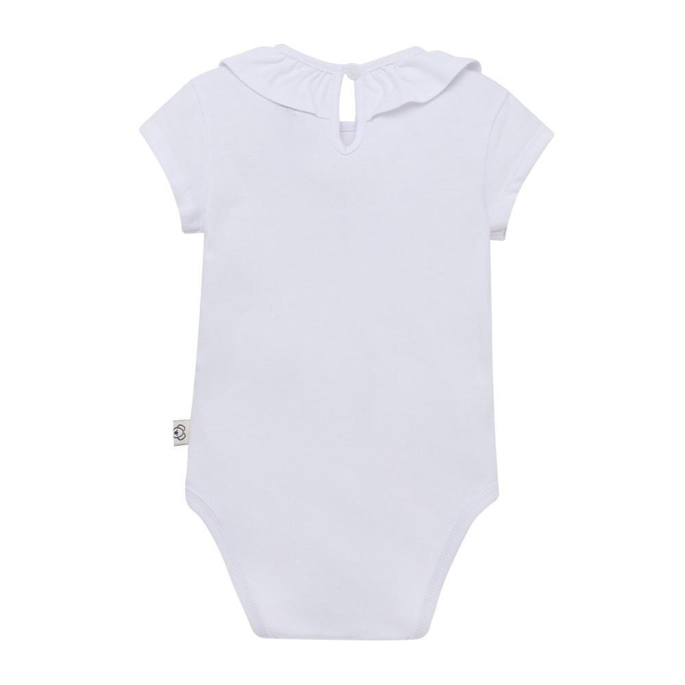 Body manga corta bolero en cuello para recién nacida niña-1