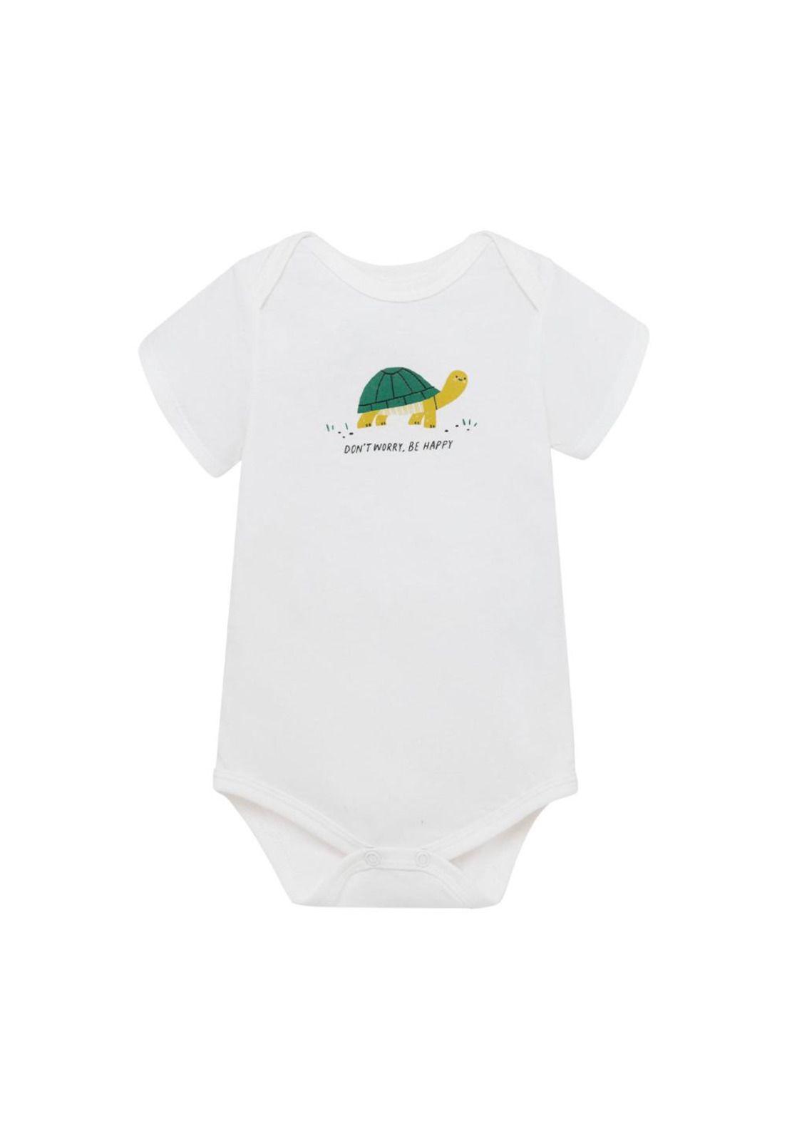 Conjunto buzo y body manga corta para recién nacido niño-3