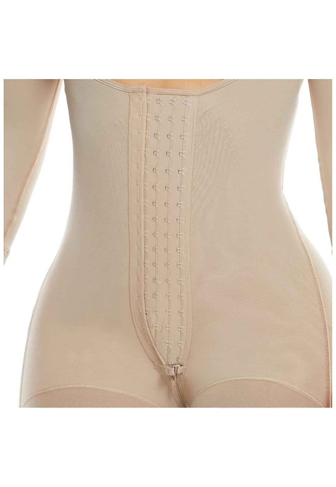 Faja PaoPink Compresión Alta Media Pierna Con Mangas PP022681B-2