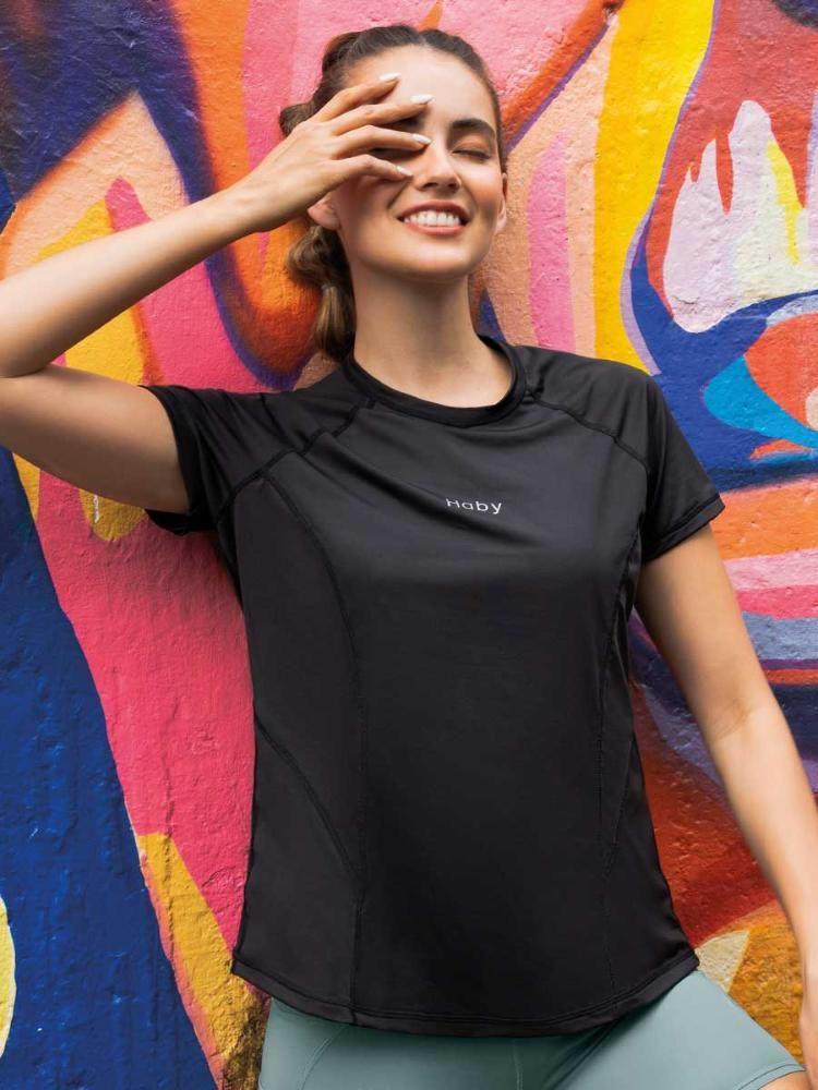 Polera Deportiva Femenina Semiajustada-1