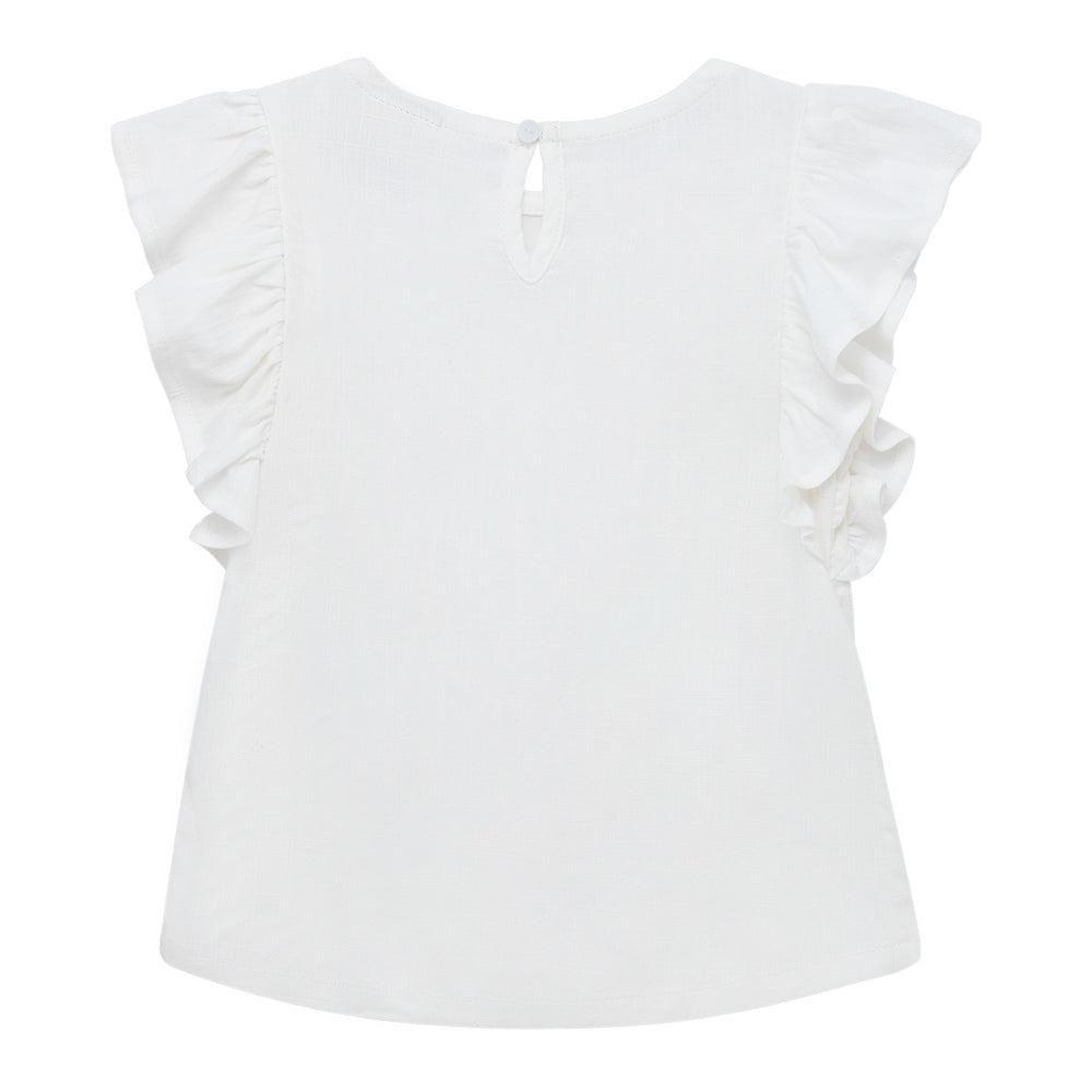 Polera manga corta con boleros para bebé niña-1