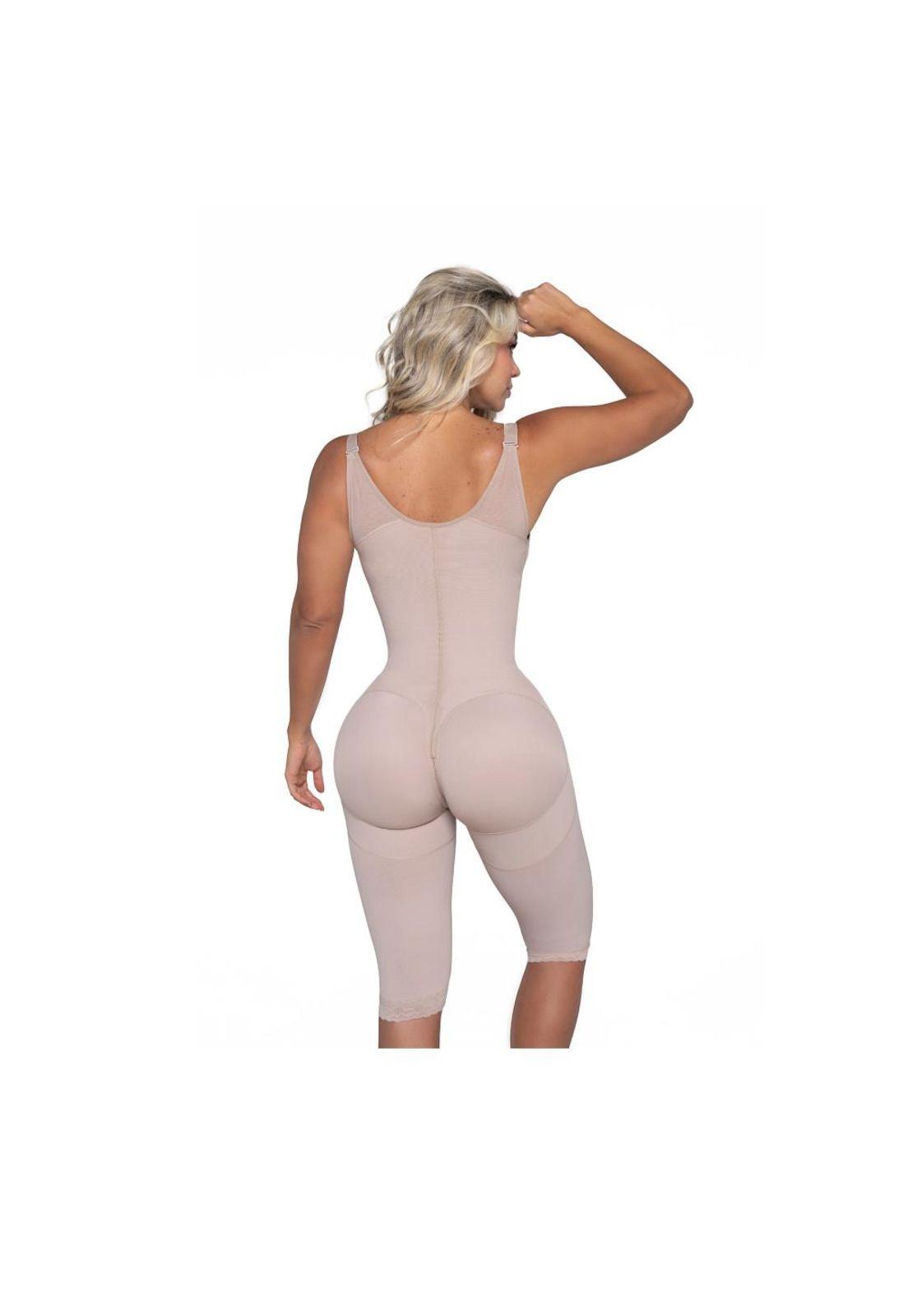 Faja Larga PaoPink Reloj de Arena 4 Hileras Broches-1