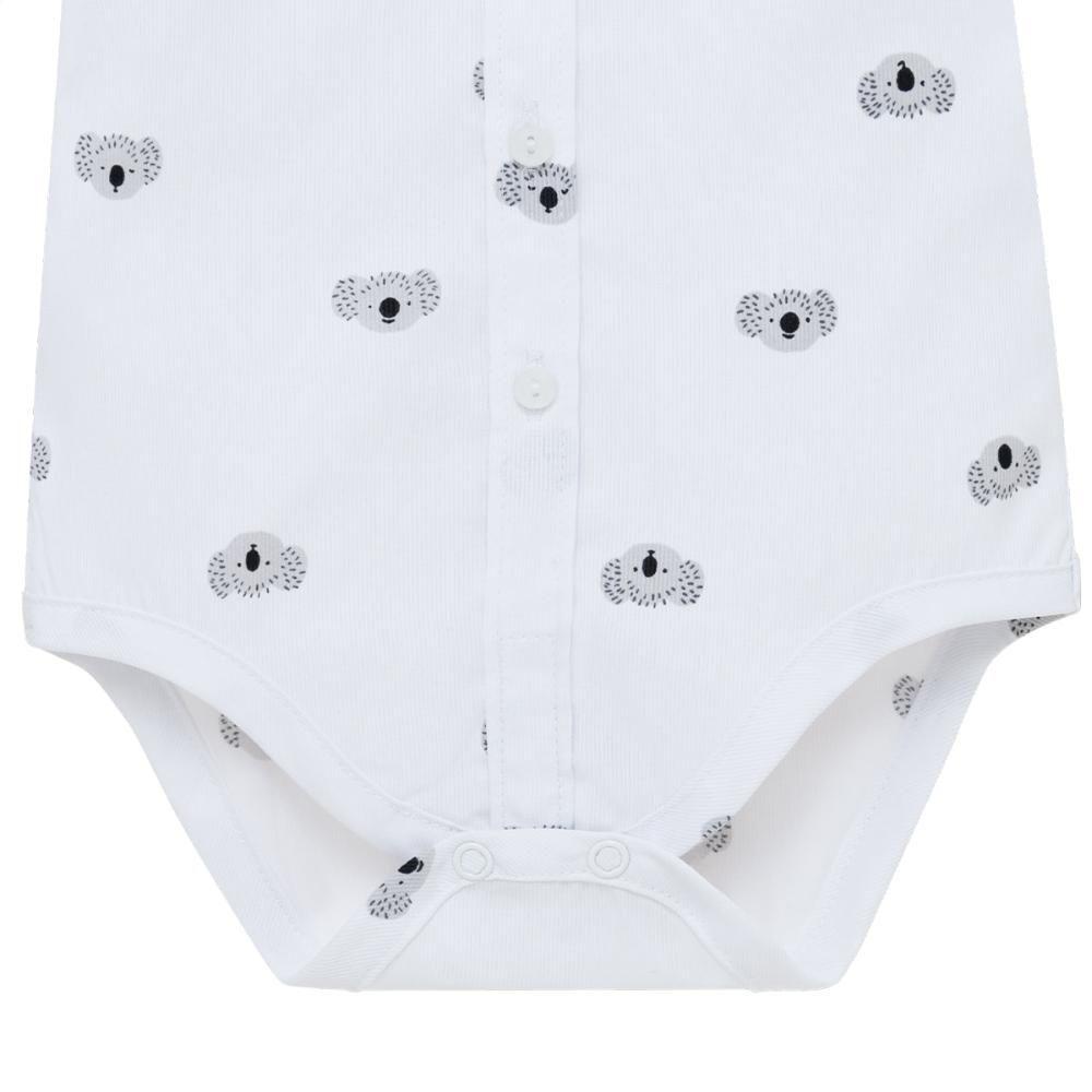 Body de camisa manga corta para recién nacido niño-3