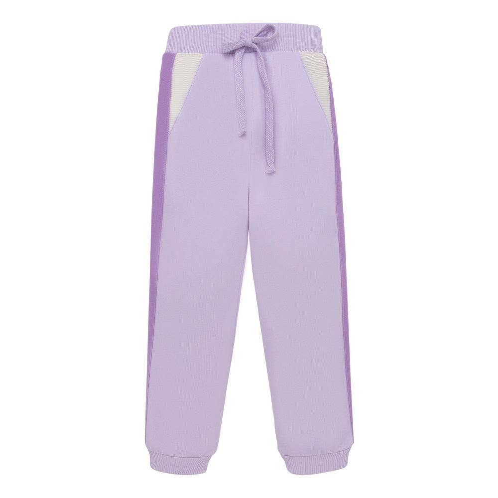 Conjunto de polera y pantalón buzo para bebé niña-3
