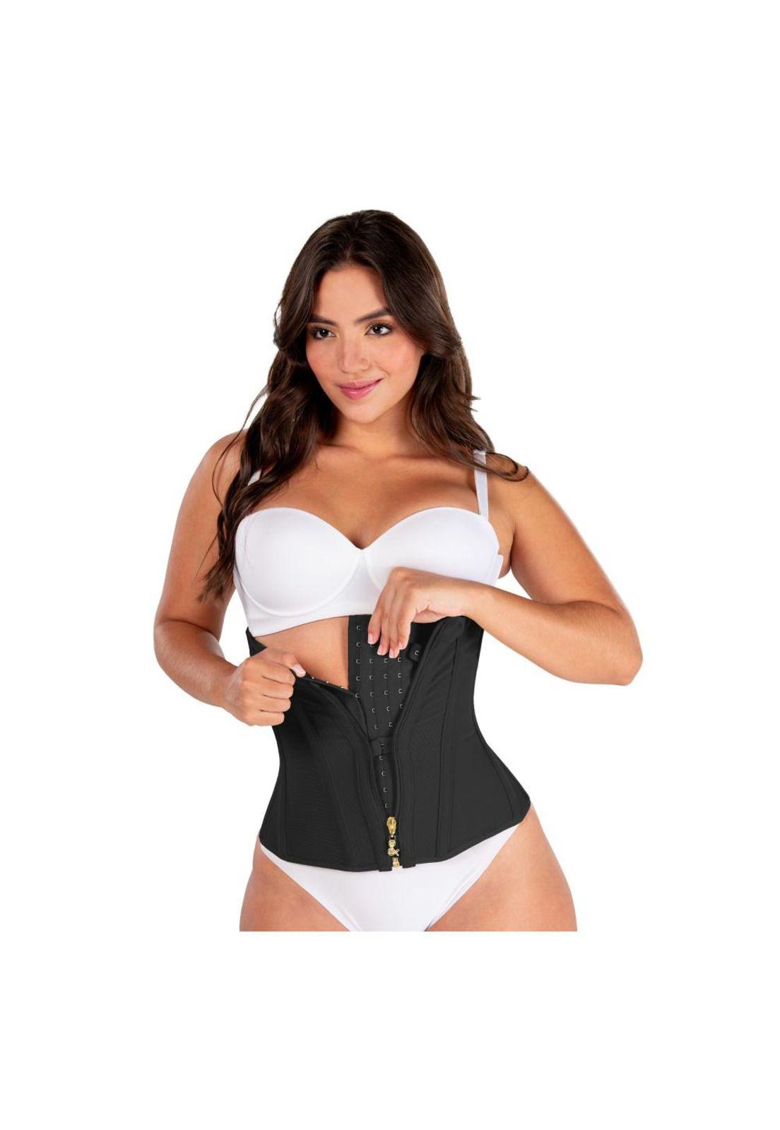 Faja Corset C-00757 MyD PaoPink Cinturilla Cuerpo de Guitarra Colombiana-1