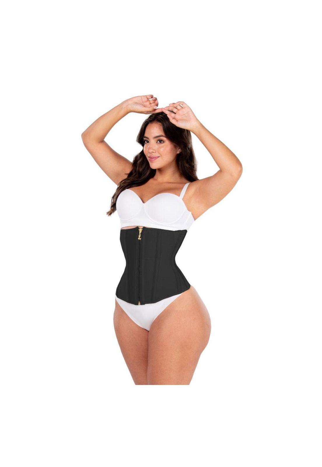 Faja Corset C-00757 MyD PaoPink Cinturilla Cuerpo de Guitarra Colombiana-2