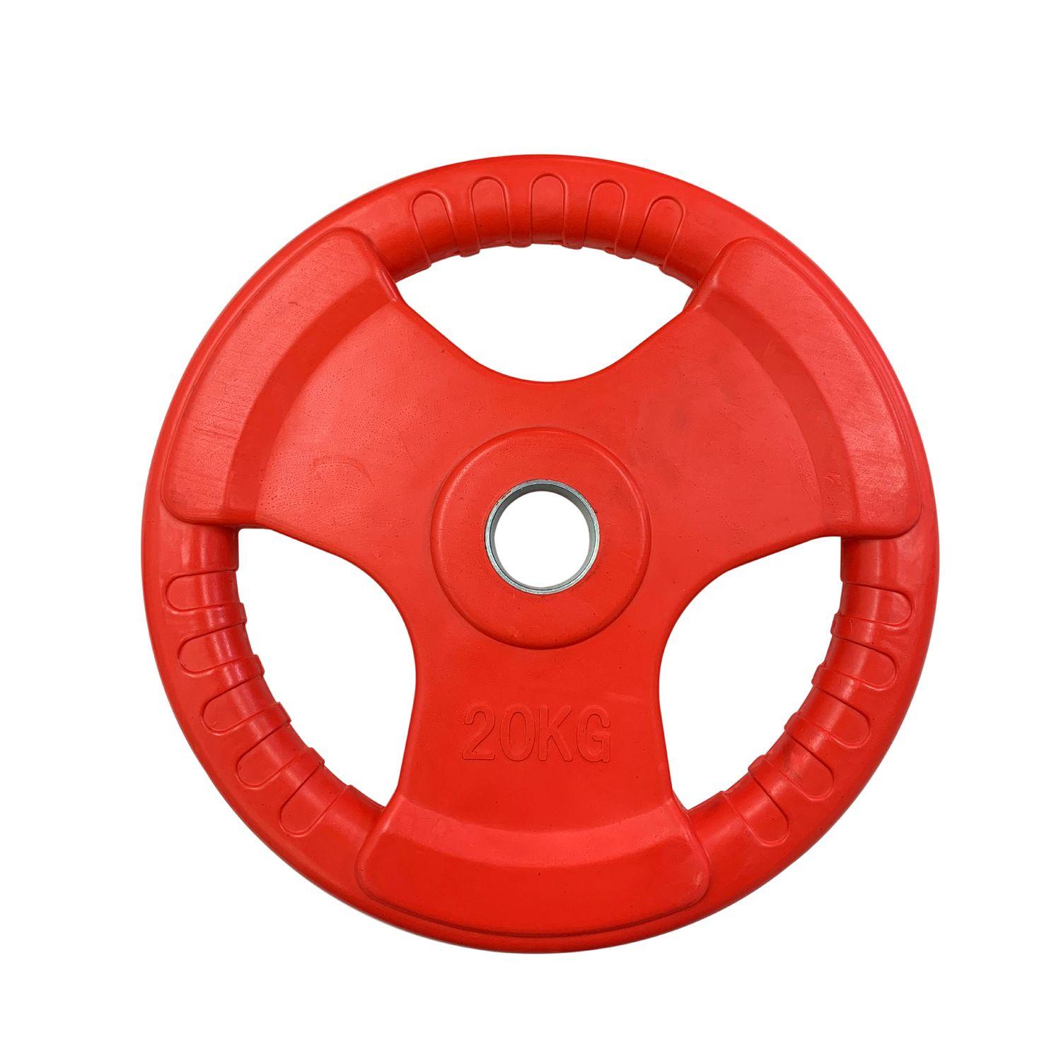 Disco Olimpico Con Aza Muuk 20 Kg-1