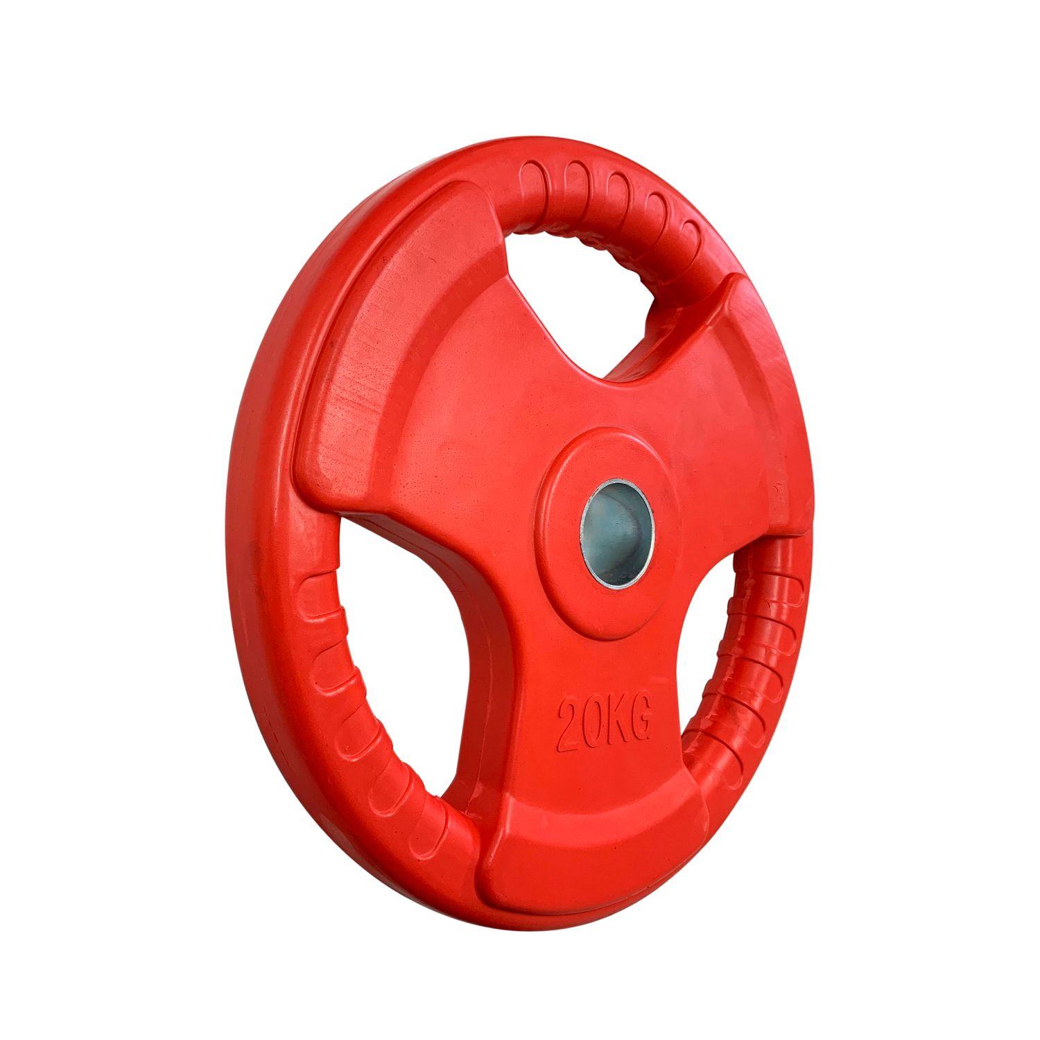 Disco Olimpico Con Aza Muuk 20 Kg-0