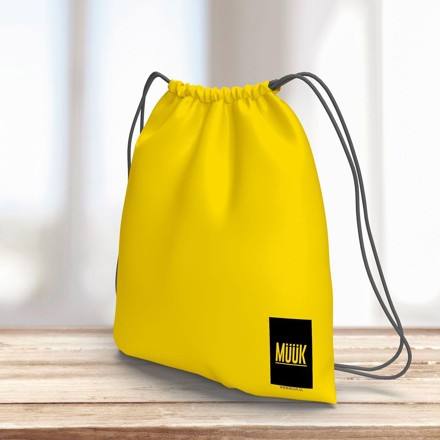 Bolso Morral Muuk Pequeño Amarillo-1
