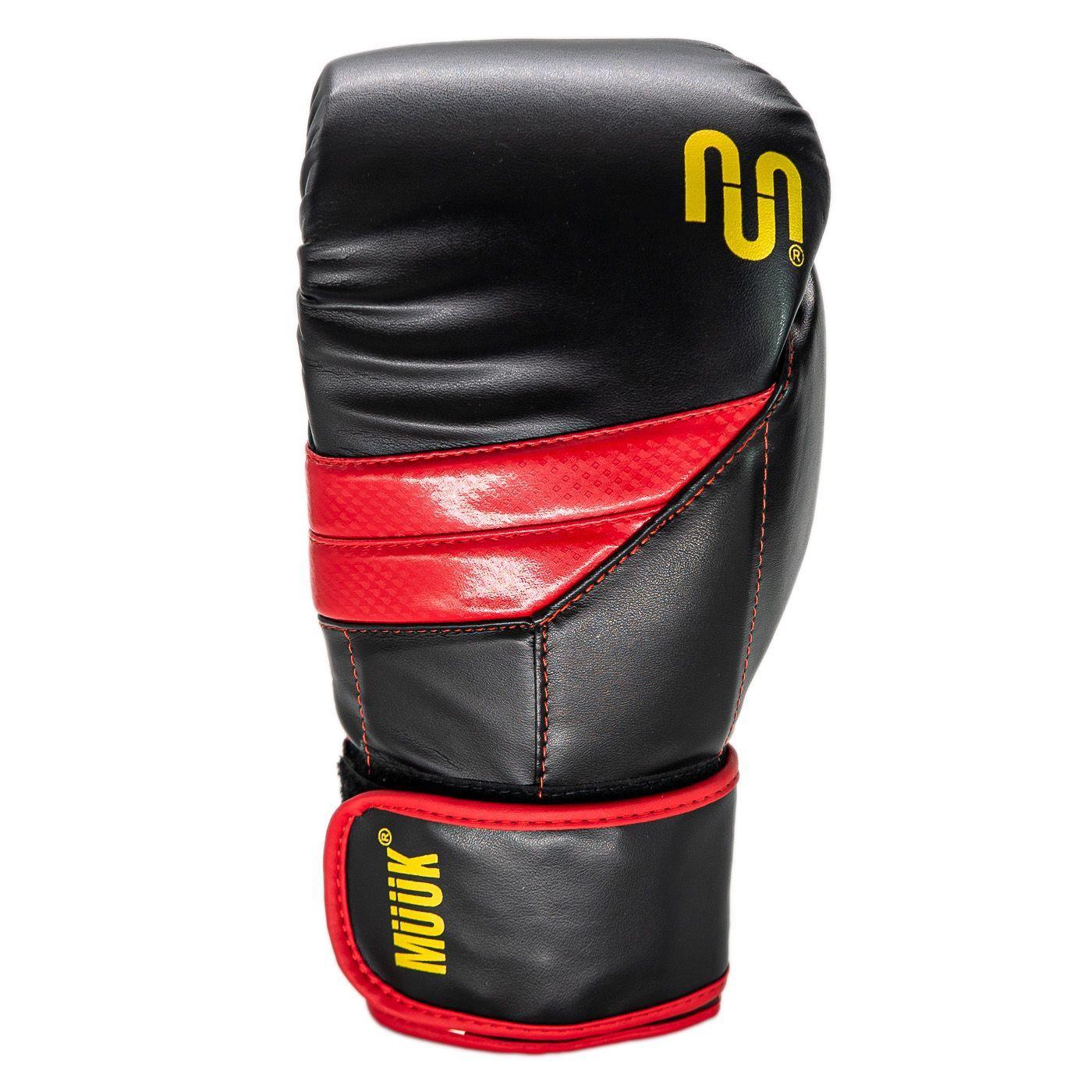 Guante De Box Pu K.O Negro-Rojo Talla 10 onzas-2