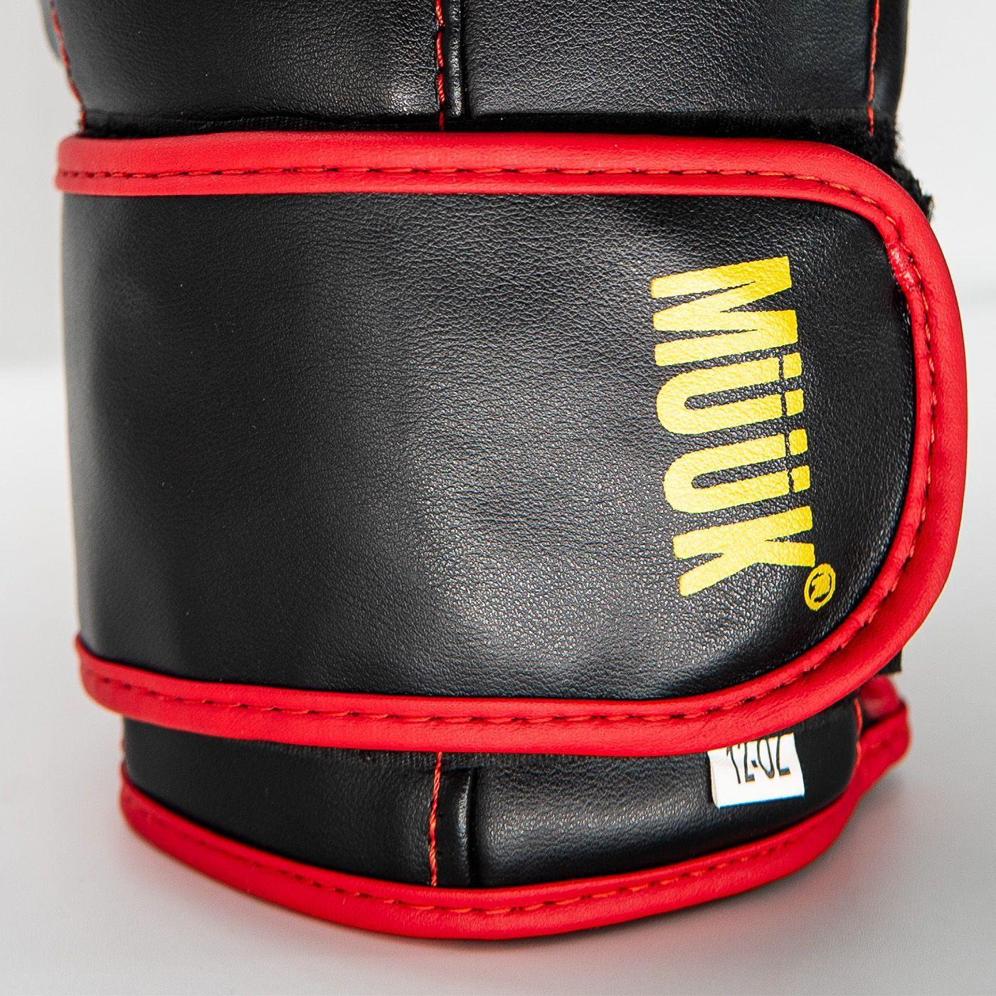 Guante De Box Pu K.O Negro-Rojo Talla 10 onzas-6