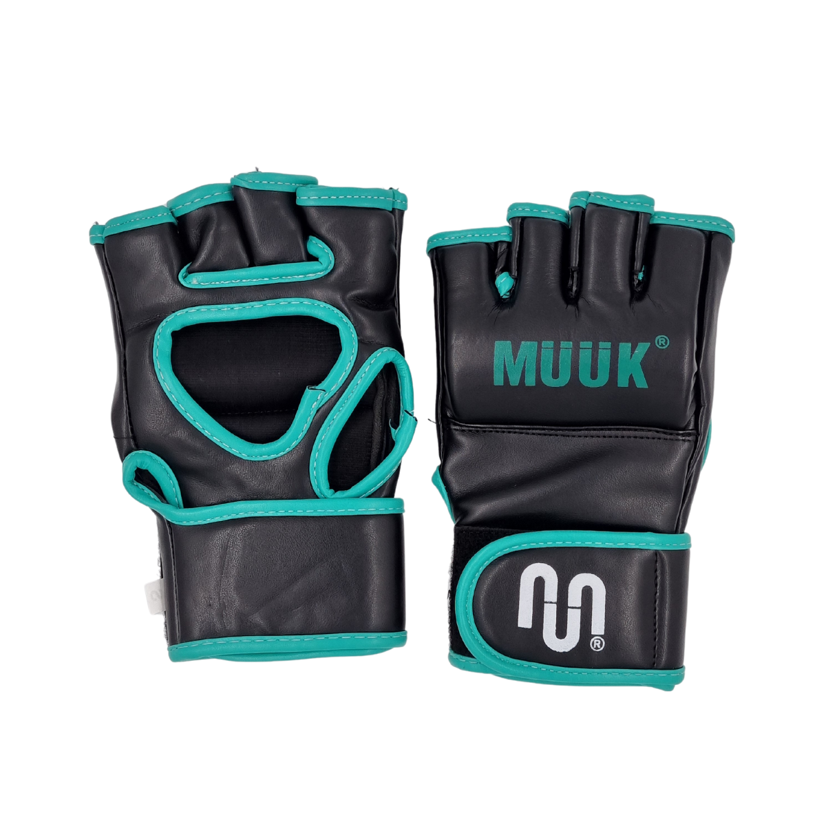 Guantilla Mma Ko Muuk Negro-Turquesa Talla L-0
