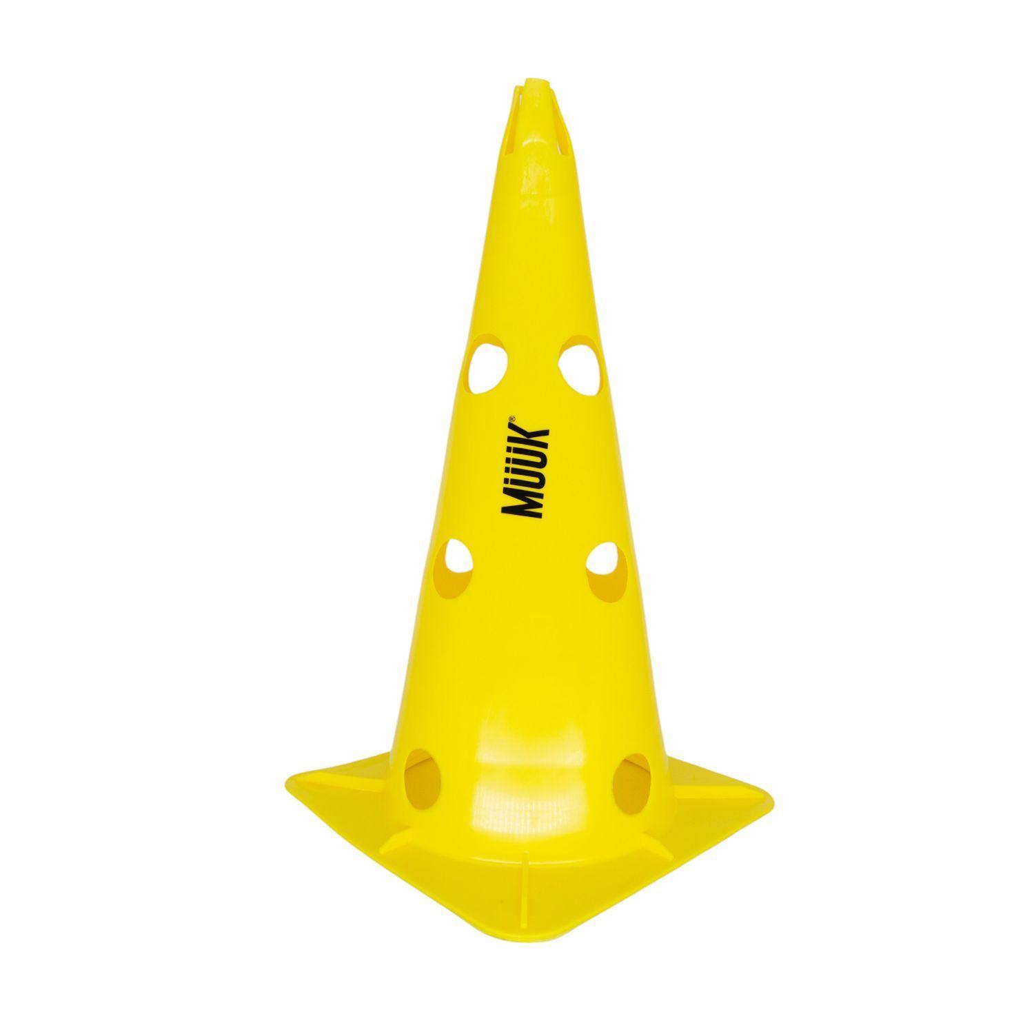 Cono de Entrenamiento PVC Muuk 38cm Perforado-0