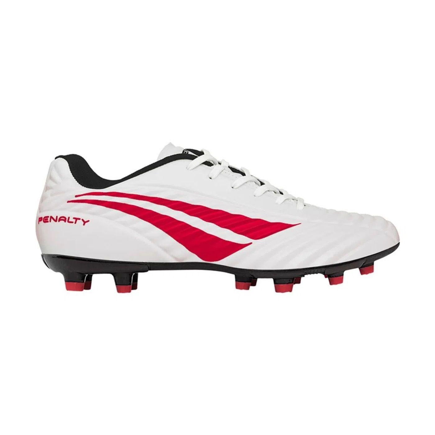 ZAPATO DE FUTBOL PENALTY BRASIL 70 NEO BLANCO/ROJO Talla 9-0