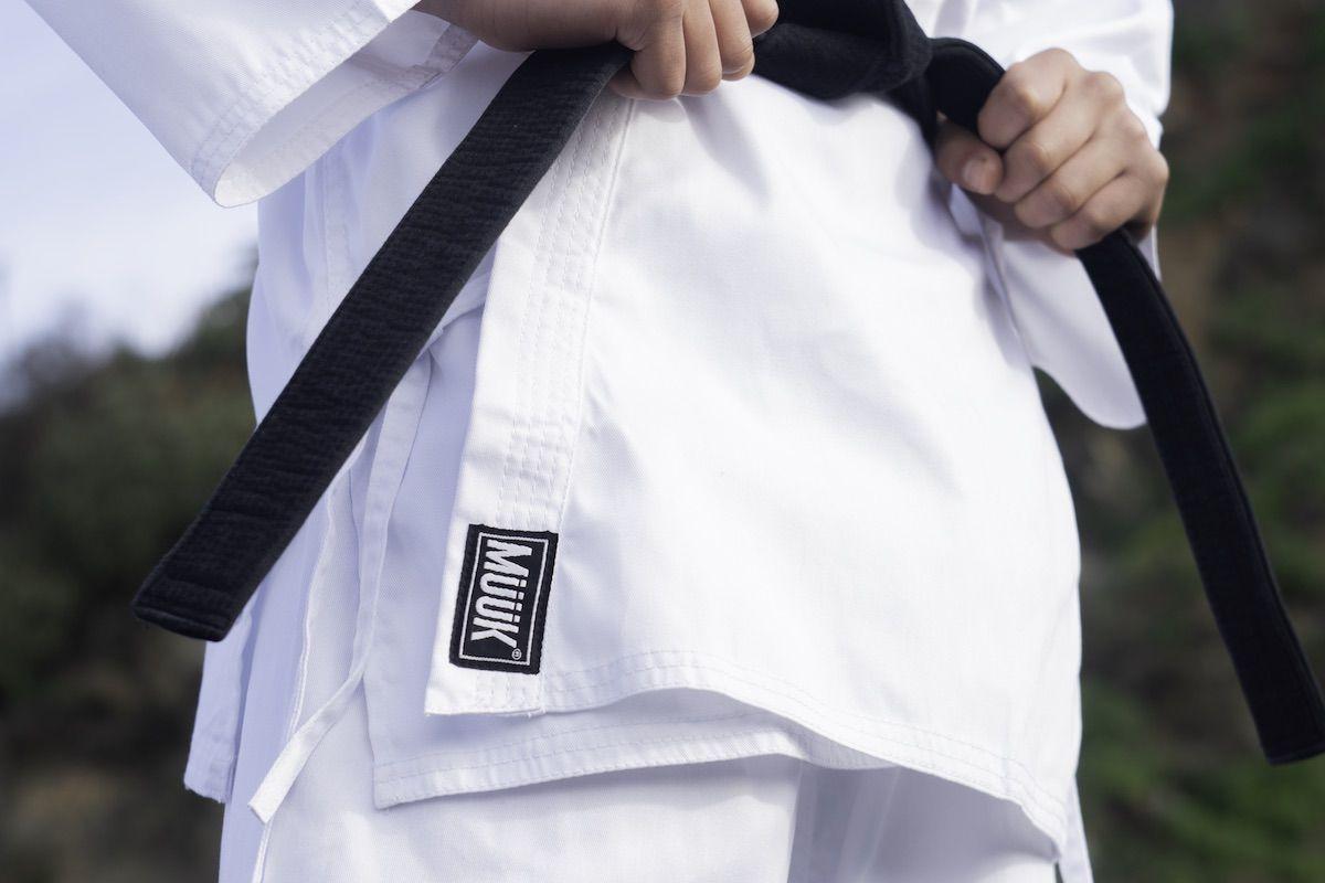 Traje De Karate Muuk Karategi Kimono Blanco Talla 160-1