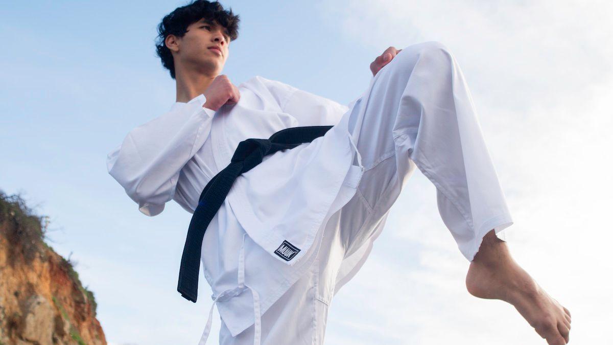 Traje De Karate Muuk Karategi Kimono Blanco Talla 160-2