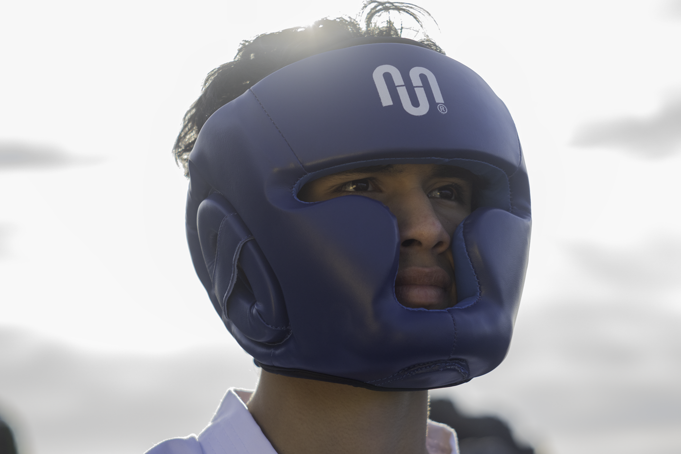 Cabezal De Boxeo Con Pomulo Muuk Azul Talla S-6