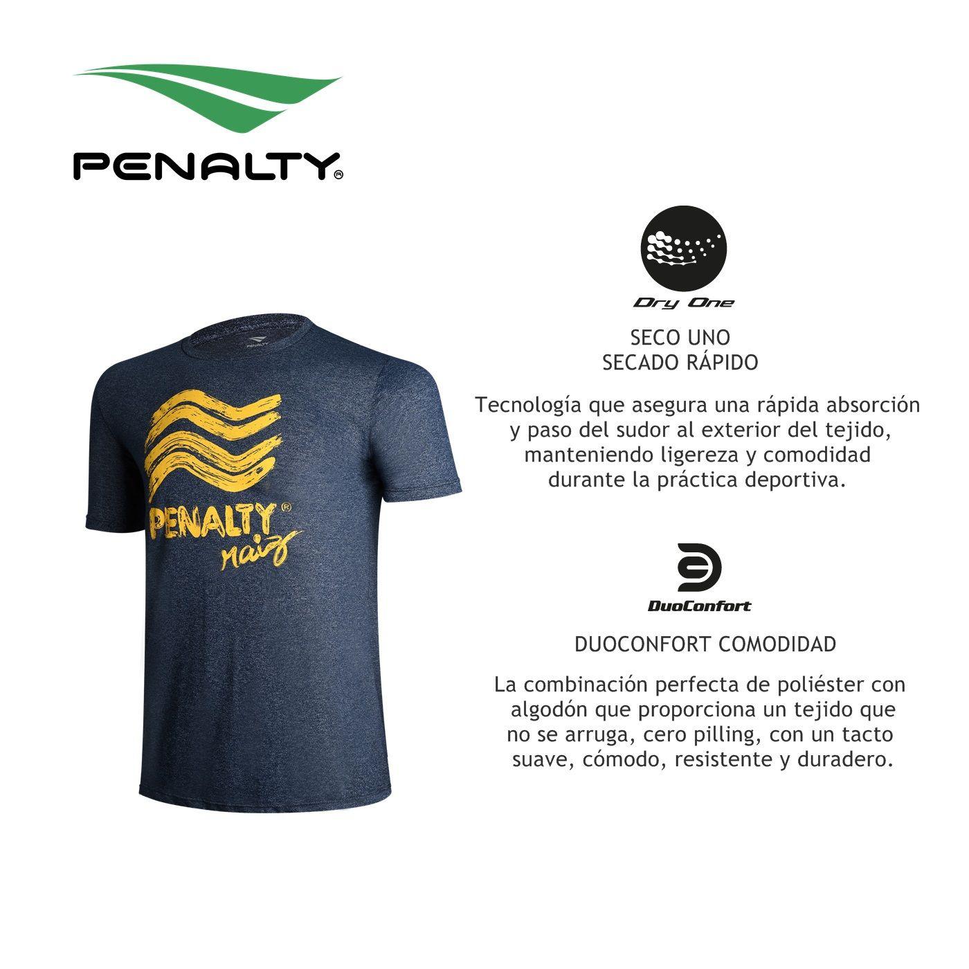 Polera Penalty Raiz Brush Negro Talla S-1