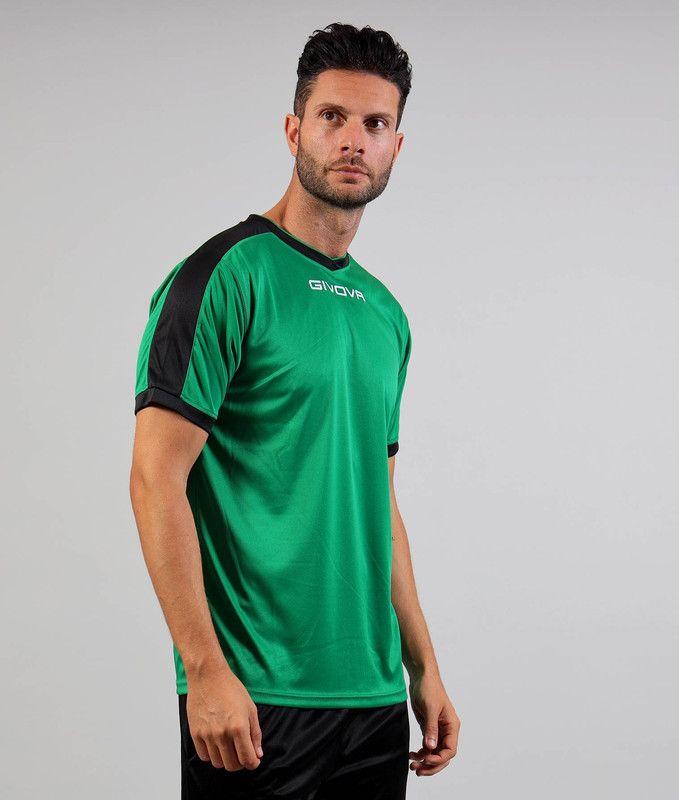 Conjunto Deportivo Givova Revolution Verde/Negro Talla L-1