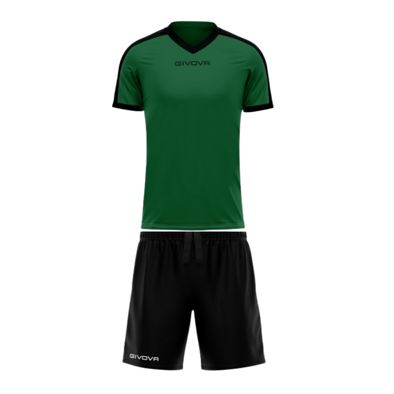 Conjunto Deportivo Givova Revolution Verde/Negro Talla L-0