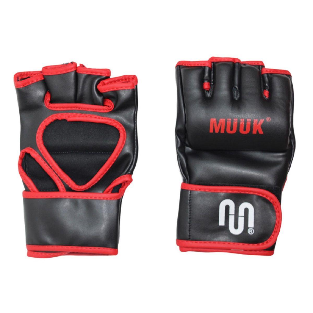 Guantilla Mma Ko Muuk Negro-Rojo Talla S-0