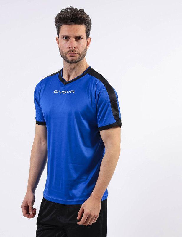 Conjunto Deportivo Givova Revolution Azul/Negro Talla S-2
