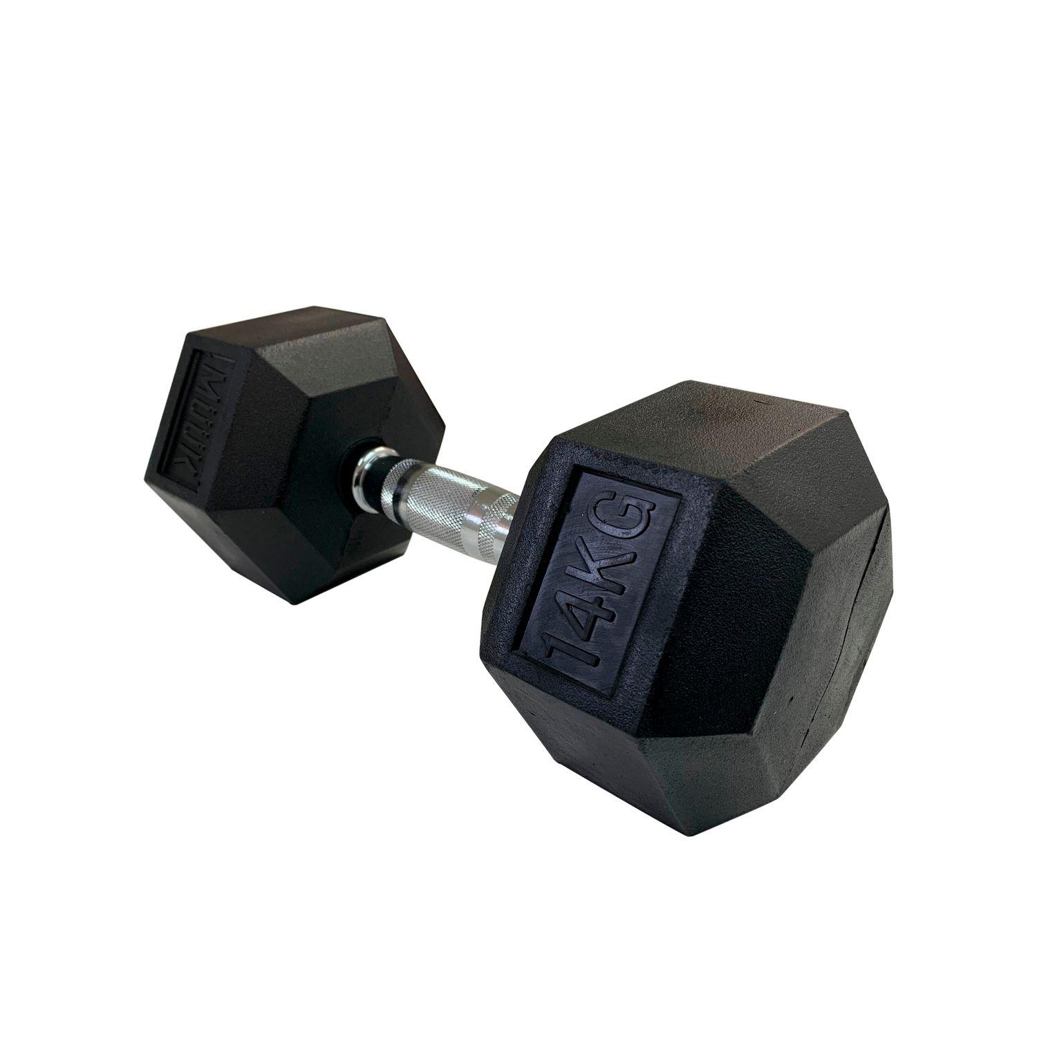 Mancuerna Hexagonal Muuk Goma 14Kg Talla 14 Kg-0
