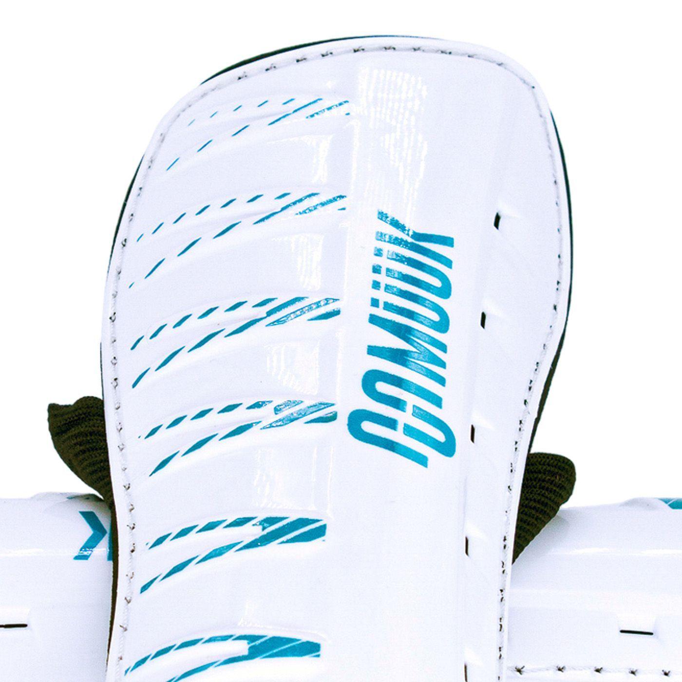 Canillera De Futbol Muuk Pro Xxiii Blanca Talla S-2