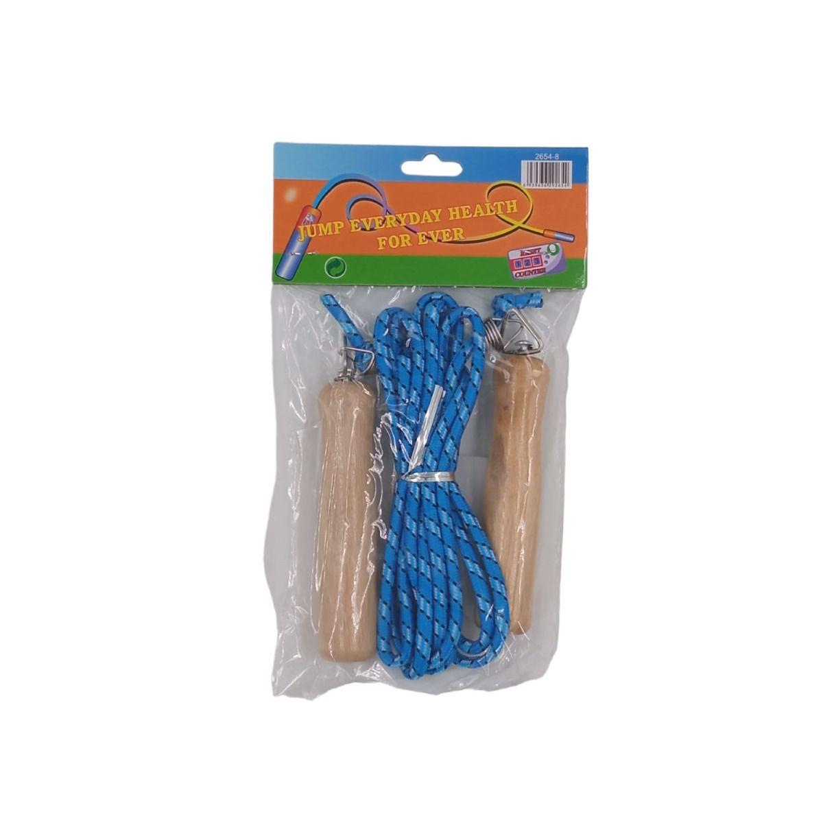 CUERDA DE SALTO WELSTAR MANGO DE MADERA-0