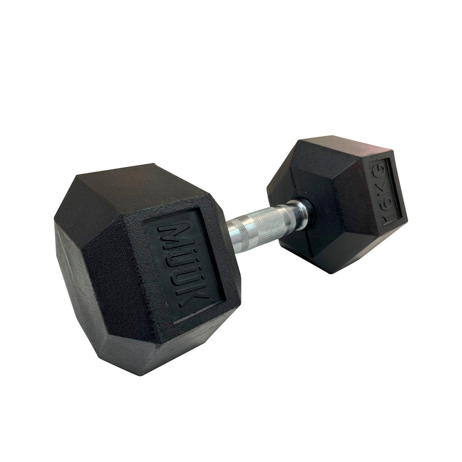 Mancuerna Hexagonal Muuk Goma 16Kg Talla 16 Kg-1