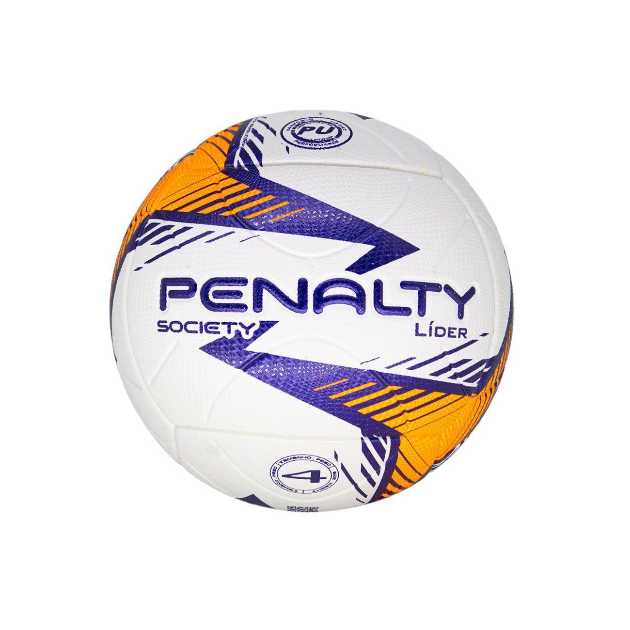 BALON DE FUTBOLITO PENALTY N°4 LIDER XXIV PELOTA DE FUTBOL NARANJA-0