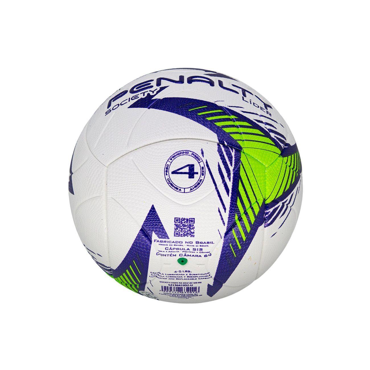 BALON DE FUTBOLITO PENALTY N°4 LIDER XXIV PELOTA DE FUTBOL VERDE-2