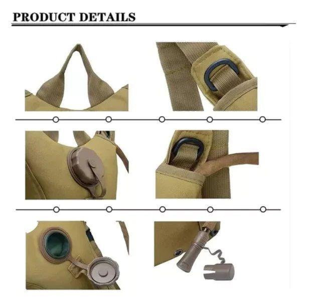 Mochila Táctica Hidratación Camelback Bolsa Agua-5