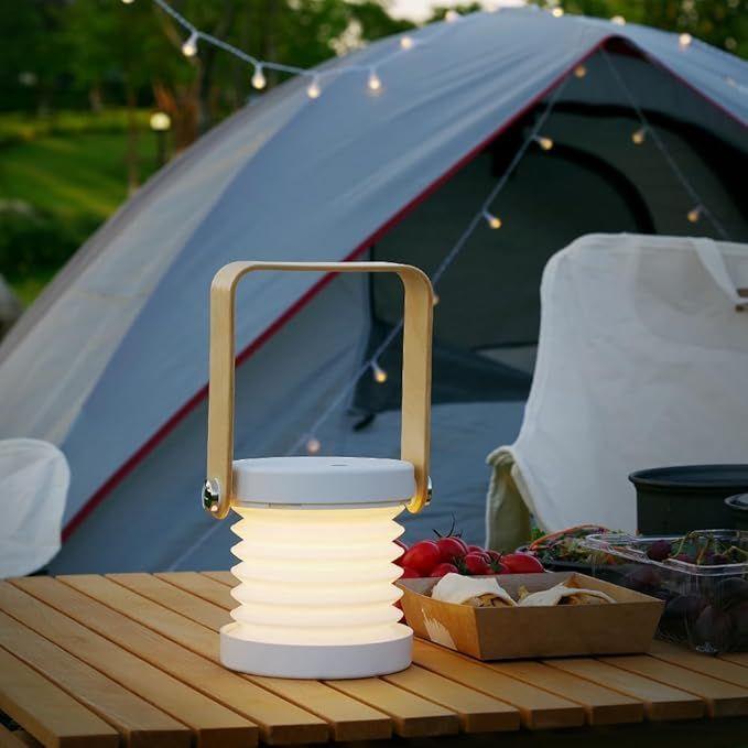 Lampara Led Portatil De Mesa Plegable Multifuncional Camping-3