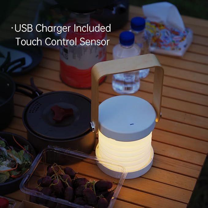 Lampara Led Portatil De Mesa Plegable Multifuncional Camping-5