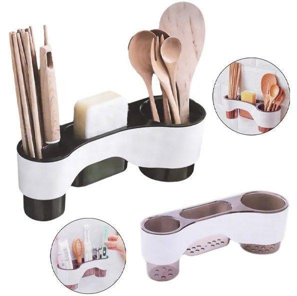 Estante Organizador Soporte Escurridor De Cocina Baño Ducha-5