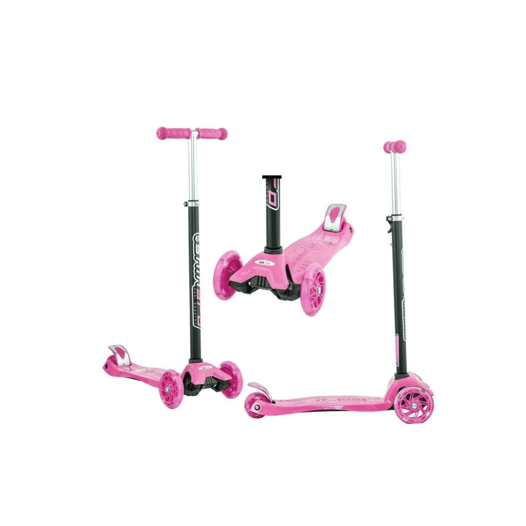 Scooter Tres Ruedas Patinete Plegable Resistente Infantil-5