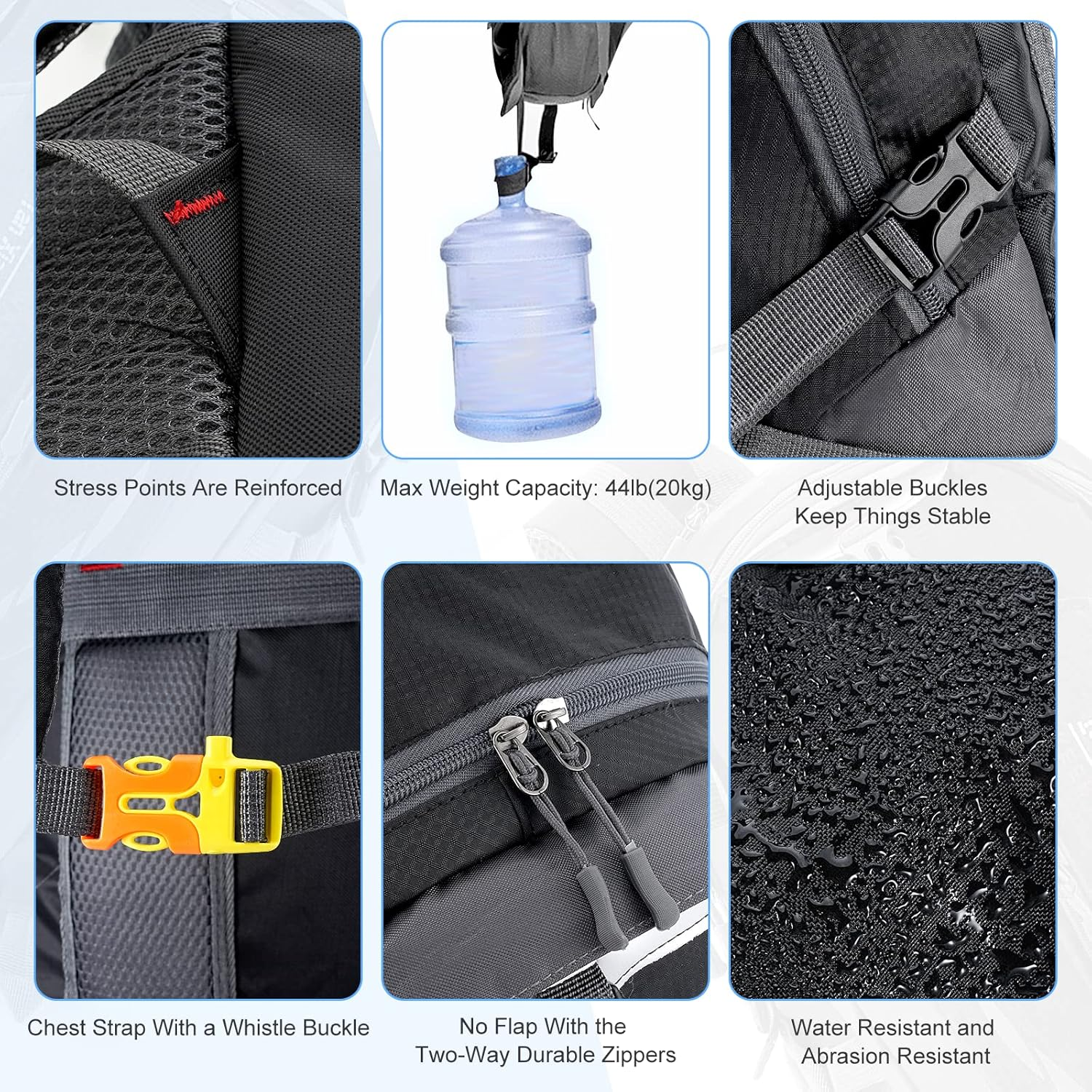Mochila Impermeable 40 Litros Outdoor Camping-5