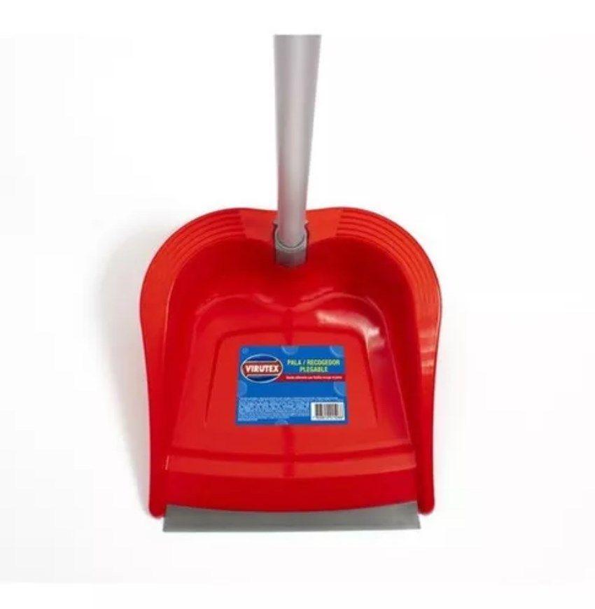 Pala Plegable Limpieza Basura Hogar Banda Adherente Virutex-1