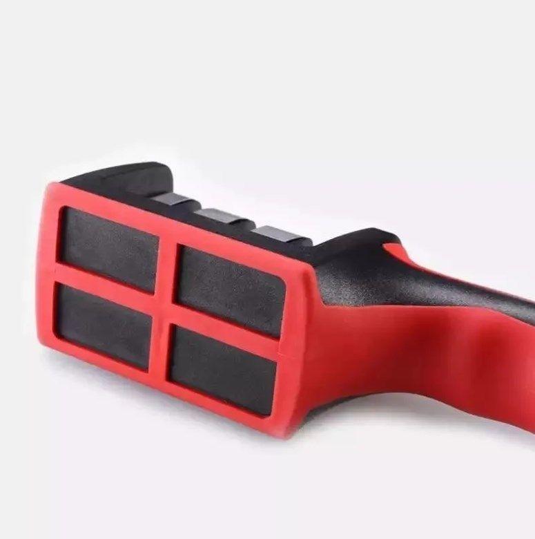 Afilador Amolador 3 En 1 Cuchillo Tijera Antideslizante Pro-4