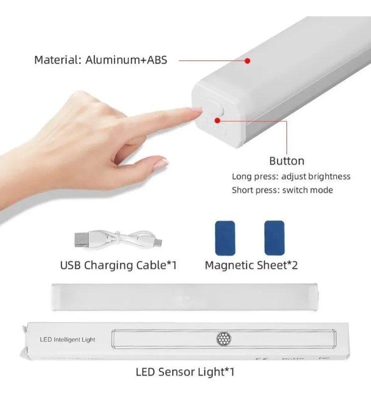 Barra Luz Led Con Sensor Movimiento 35cm Intelligent Light-3
